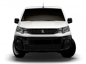 peugeot partner uk-spec professional long 2020 3D Model