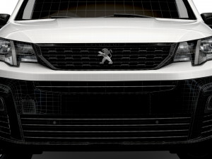peugeot partner uk-spec professional long 2020 Modelo 3D