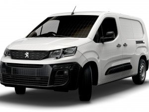 peugeot partner uk-spec professional long 2020 Modelo 3D