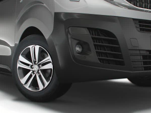 peugeot expert standard uk spec professional 2020 3D Model