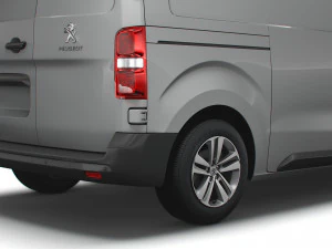 peugeot expert standard uk spec professional 2020 3D Model