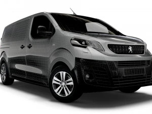 peugeot expert standard uk spec professional 2020 3D Model
