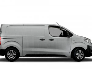 peugeot expert standard uk spec professional 2020 3D Model