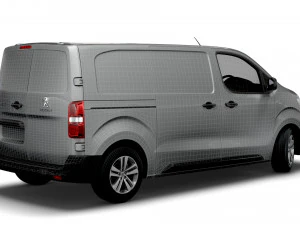 peugeot expert standard uk spec professional 2020 3D Model