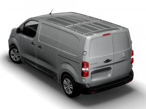 peugeot expert standard uk spec professional 2020 3D Model