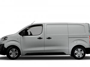 peugeot expert standard uk spec professional 2020 3D Model