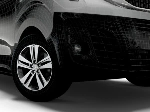 peugeot expert standard uk spec professional 2020 3D Model
