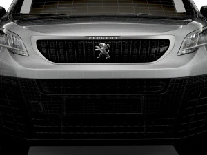 peugeot expert standard uk spec professional 2020 3D Model