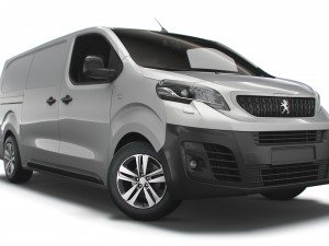 peugeot expert long uk-spec professional 2020 3D Model