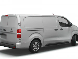 peugeot expert long uk-spec professional 2020 3D Model