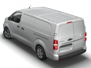 peugeot expert long uk-spec professional 2020 Modelo 3D