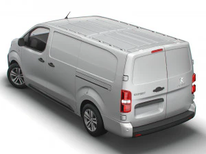 peugeot expert long uk-spec professional 2020 3D Model