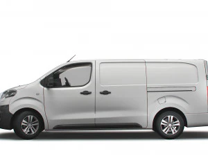 peugeot expert long uk-spec professional 2020 3D Model