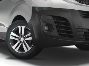 peugeot expert long uk-spec professional 2020 Modelo 3D