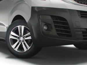 peugeot expert long uk-spec professional 2020 3D Model