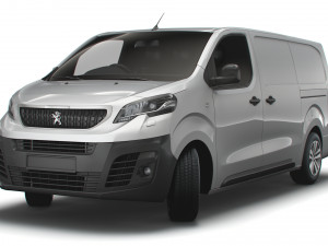 peugeot expert long uk-spec professional 2020 Modelo 3D