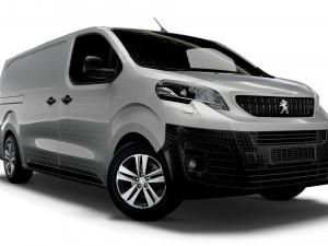 peugeot expert long uk-spec professional 2020 Modelo 3D