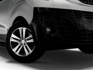 peugeot expert long uk-spec professional 2020 Modelo 3D