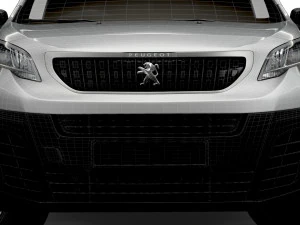 peugeot expert long uk-spec professional 2020 3D Model