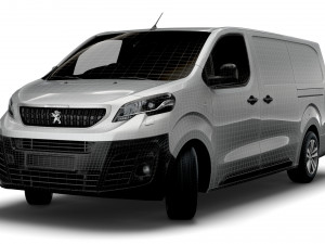 peugeot expert long uk-spec professional 2020 Modelo 3D