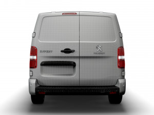 peugeot expert long uk-spec professional 2020 Modelo 3D