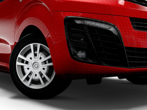 vauxhall vivaro l2h1 sportive 2020 3D Модель