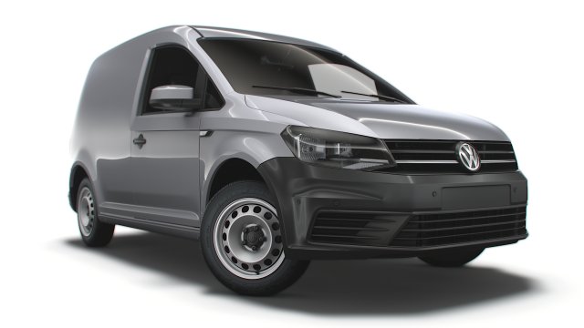 volkswagen caddy uk-spec startline 2020 Model 3D .c4d .max .obj .3ds .fbx .stl .blend 