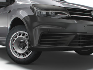 volkswagen caddy uk-spec startline 2020 Model 3D