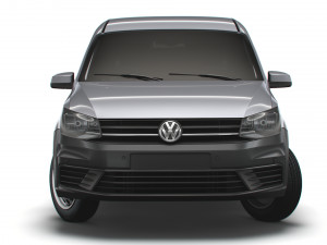 volkswagen caddy uk-spec startline 2020 Model 3D