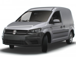 volkswagen caddy uk-spec startline 2020 Model 3D