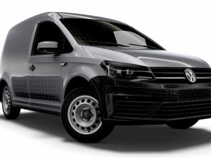 volkswagen caddy uk-spec startline 2020 Model 3D