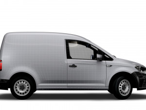 volkswagen caddy uk-spec startline 2020 Model 3D