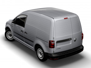 volkswagen caddy uk-spec startline 2020 Model 3D