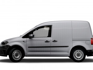 volkswagen caddy uk-spec startline 2020 Model 3D