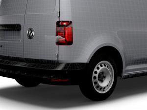 volkswagen caddy uk-spec startline 2020 Model 3D