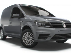 volkswagen caddy uk-spec Trendline 2020 Modèle 3D