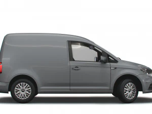 volkswagen caddy uk-spec trendline 2020 3D Model