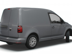 volkswagen caddy uk-spec trendline 2020 3D मॉडल