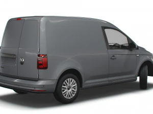 volkswagen caddy uk-spec trendline 2020 3D Model