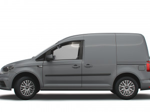 volkswagen caddy uk-spec trendline 2020 3D मॉडल