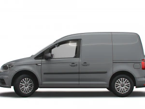 volkswagen caddy uk-spec trendline 2020 3D Model