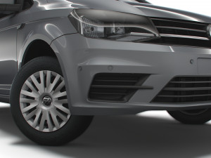 volkswagen caddy uk-spec trendline 2020 3D मॉडल
