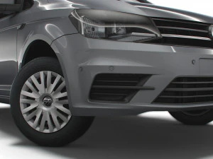 volkswagen caddy uk-spec trendline 2020 3D Model