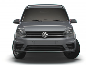 volkswagen caddy uk-spec trendline 2020 3D मॉडल