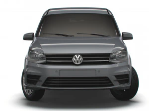 volkswagen caddy uk-spec trendline 2020 3D Model