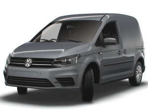 volkswagen caddy uk-spec trendline 2020 3D मॉडल