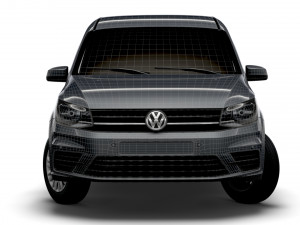 volkswagen caddy uk-spec trendline 2020 3D मॉडल