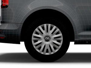 volkswagen caddy uk-spec trendline 2020 3D Model