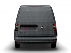 volkswagen caddy uk-spec trendline 2020 3D मॉडल