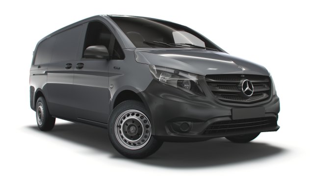 mercedes benz e vito l2 electric 2020 3D 模型 .c4d .max .obj .3ds .fbx .stl .blend 
